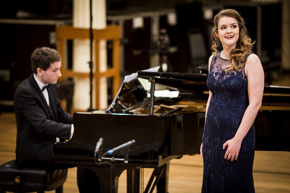 Jessica Cale and George Ireland performing at the Kathleen Ferrier Awards